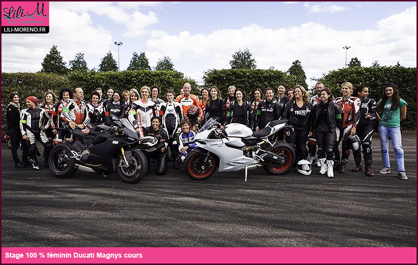 stage 100 % feminin ducati magnys cours